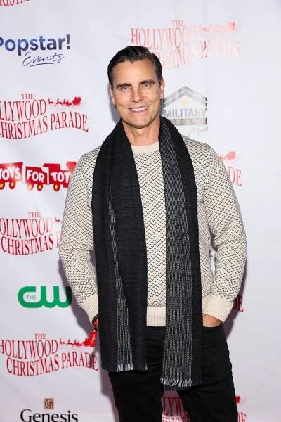 Egglesfield attends the 92nd anniversary of The Hollywood Christmas Parade supporting Marine Toys for Tots on Dec.1, 2024, in Hollywood, California. 