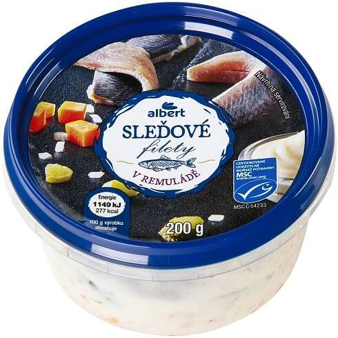 Albert Sleďové filety v remuládě