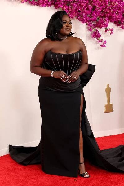HOLLYWOOD, CALIFORNIA - MARCH 10: Danielle Brooks attends the 96th Annual Academy Awards on March 10, 2024 in Hollywood, California. (Photo by Mike Coppola/Getty Images)