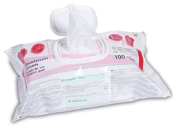 B.Braun Meliseptol dezinfekční ubrousky sensitive 100 ks