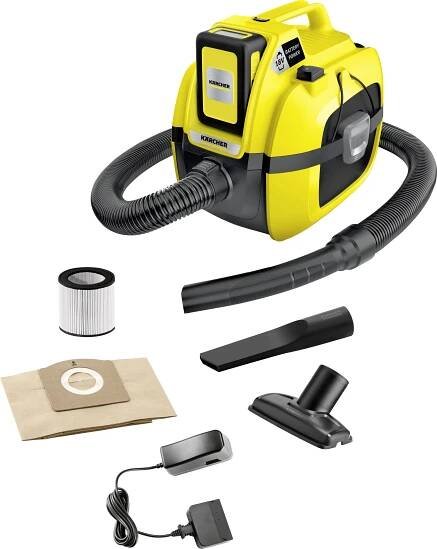 Kärcher Home & Garden WD 1 Compact Battery 1.198-301.0 mokrý/suchý vysavač 230 W 7 l vč. 1 akumulátoru