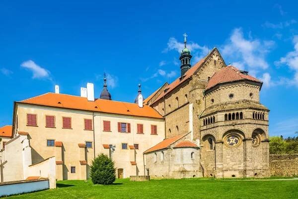 St. Procopius Basilica in Třebíč, Vysočina, Moravia, Czechia