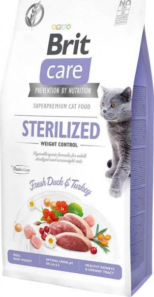 Brit Care Cat Grain-Free Adult Sterilized Weight Control
