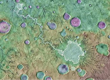 Fast and Furious Floods From Overflowing Craters Shaped the Surface of Mars