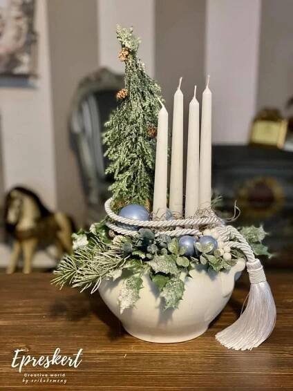 DIY Christmas Advent Wreath