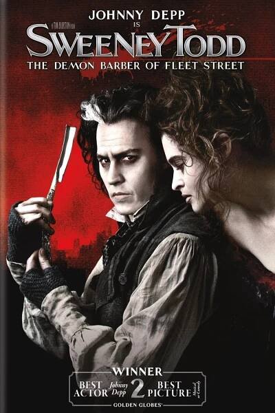 Sweeney Todd: The Demon Barber of Fleet Street - Burton + Carter + Depp = Todd 76% (2008)