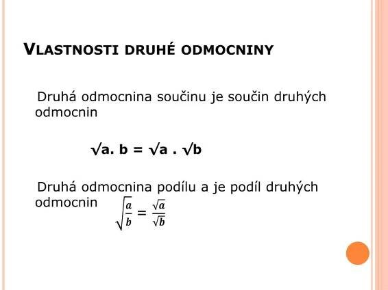 PPT - Druhá mocnina a odmocnina PowerPoint Presentation, free download - ID:3184674