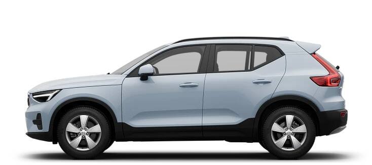 Seitenansicht eines XC40 Mild-Hybrid