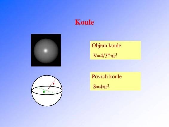 PPT - Povrchy a objemy těles PowerPoint Presentation, free download - ID:907403
