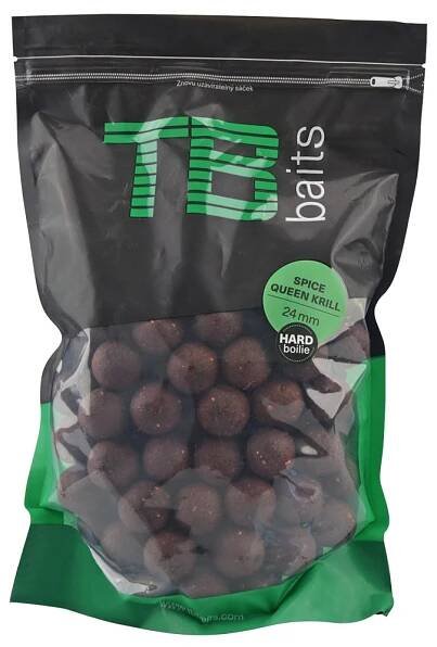 Hard boilie TB Baits Spice Queen Krill 1kg 24mm
