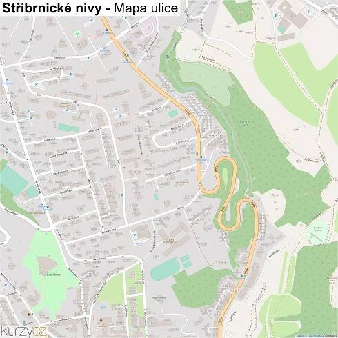 Stříbrnické nivy - mapy | Kurzy.cz