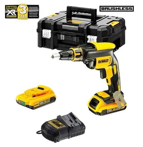 Aku bezuhlíkový sádrokartonářský šroubovák 18V XR 2,0Ah Li-Ion DCF620D2 DeWALT - UNIVERZÁLNÍ NÁŘADÍ.CZ s.r.o.