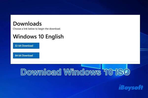 Windows 10 ISO Download