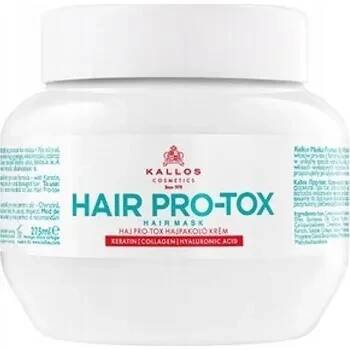 Kallos Hair Pro-Tox Hair Mask maska na vlasy s keratinem a kyselinou hyaluronovou 275 Ml
