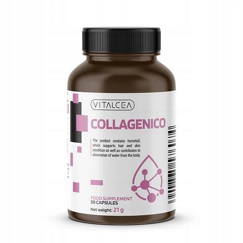 Collagenico : Vitamin C Selen Biotin Přeslička Rybí kolagen