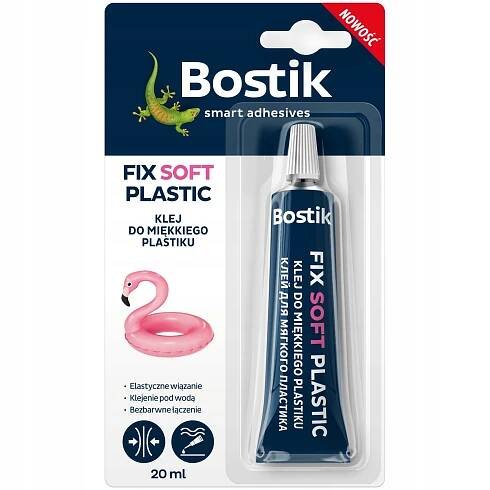 LEPIDLO NA MĚKKÝ PLAST FIX SOFT PLASTIC ELASTICKÉ 20 ML BOSTIK
