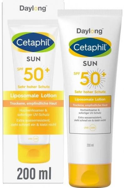 Daylong Cetaphil SUN Liposomální mléko na opalování SPF50+ 200 ml