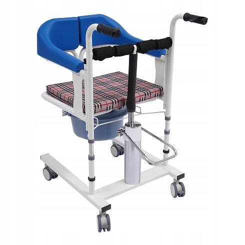 180KG hydraulický zvedací invalidní vozík pro pacienty pro domácnost, přepravní invalidní vozík