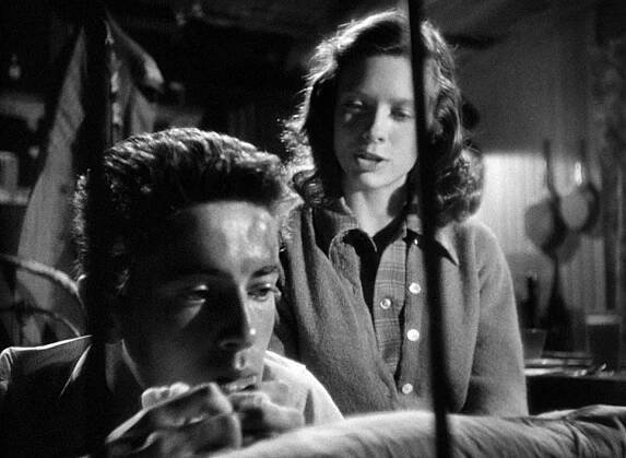 Žijí v noci - Z filmu - Farley Granger, Cathy O'Donnell