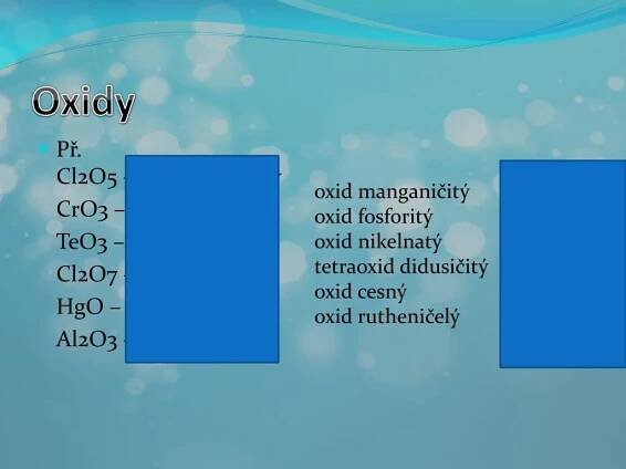 PPT - Chemie - názvosloví PowerPoint Presentation, free download - ID:2068332