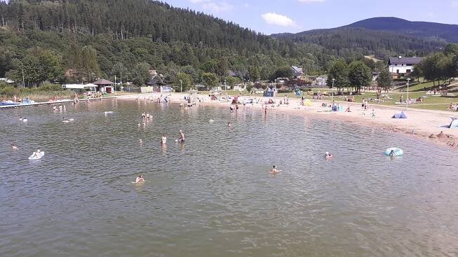 Vodní nádrž a přírodní koupaliště Stará Morava.