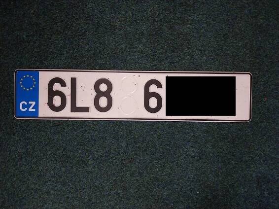 Nalezena SPZ: 6L8 6xxx - Oficiální stránky obce Loděnice