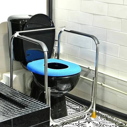 Držák Madlo Zajišťovací rám pro WC pro invalidy pro seniory za 1374.00CZK - Allegro