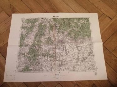 Stará mapa - BRNO a okolí - Vojenský zeměpisný ústav - Staré mapy a veduty