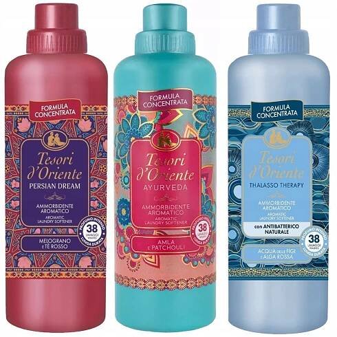 3x MIX Tesori d'Oriente TALIANSKA AVIVÁŽ KONCENTRÁT 114 praní 760 ml