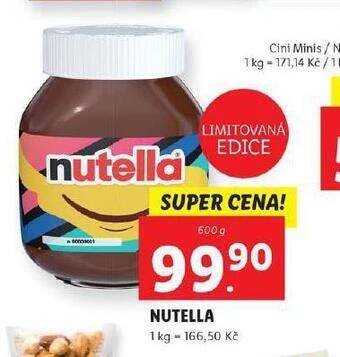 Lidl Nutella nabídka