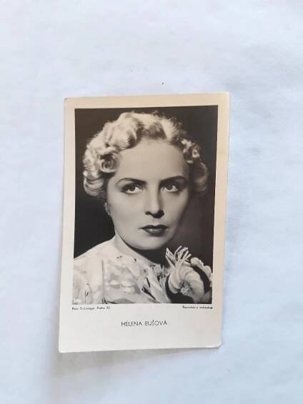 Helena Bušová - herečka - protektorát