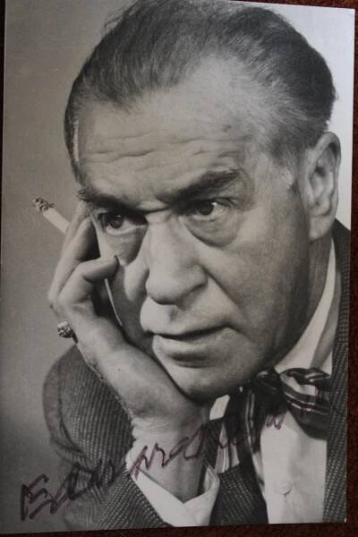 Eduard KOHOUT, herec, autogram, podpis