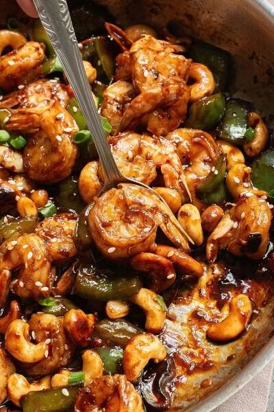 Easy Kung Pao Shrimp with Cashews - Manila Spoon