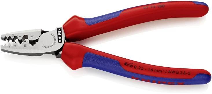 Knipex Knipex-Werk 97 72 180 krimpovací kleště dutiny na kabely, 0.25 do 16 mm² : Půhy.cz