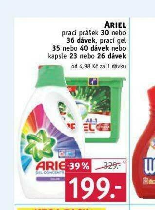 Rossmann Ariel prací prostředek nabídka