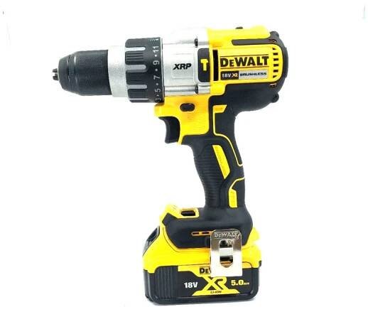 DCD996P2 DeWALT 18 VOLT AKU PŘÍKLEPOVÁ BEZUHLÍKOVÁ VRTAČKA / ŠROUBOVÁK XRP, 2 X 5,0AH AKU XR LI-ION, NABÍJEČKA, KUFR T-STAK