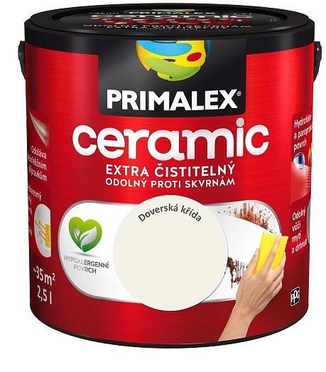 Primalex Ceramic Barva na stěnu doverská křída; matná; 2,5 l