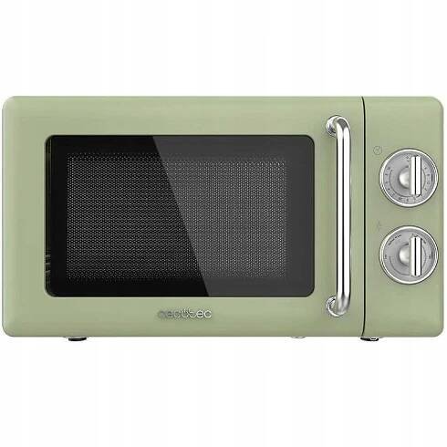 Cecotec ProClean 3010, Pracovní deska, Samostatná mikrovlnná trouba, 20 l, 700 W, Otočné, Zelená