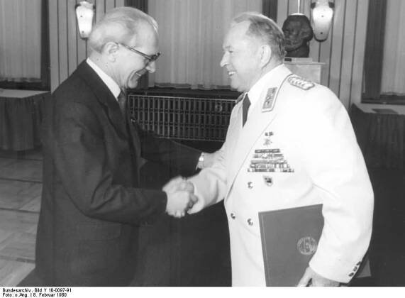 Erich Honecker a Erich Mielke