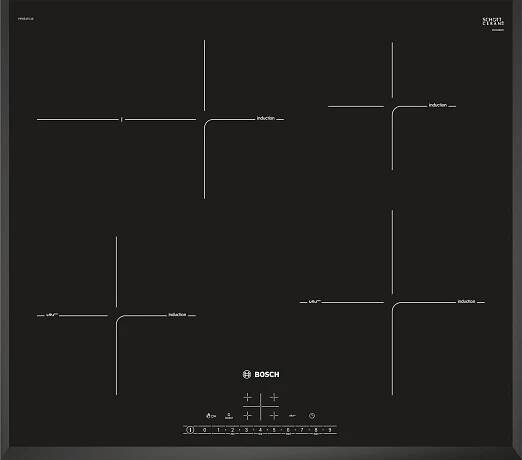 Bosch Serie 6 PIF651FC1E Black Built-in 60 cm Zone induction hob 9 zone(s) | ab-com.cz
