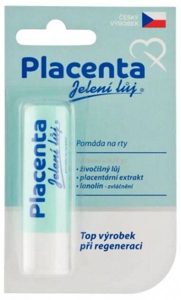 Pomáda na rty Jelení lůj Originál s placentou