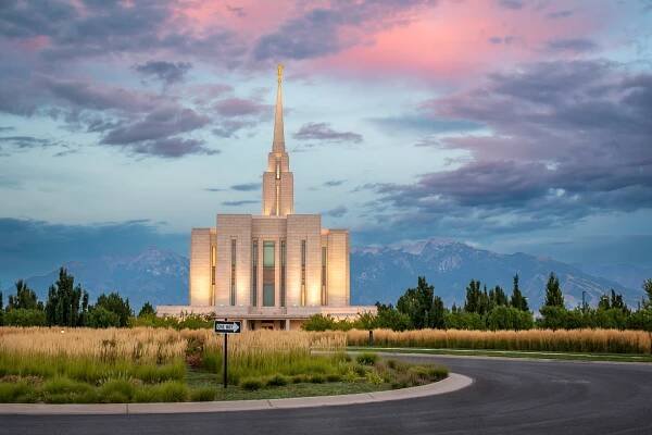 Eternal Elevations - Fine Art Photography - Oquirrh Mountain Utah Temple