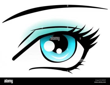 Auge cartoon Cut Out Stock Images & Pictures - Alamy