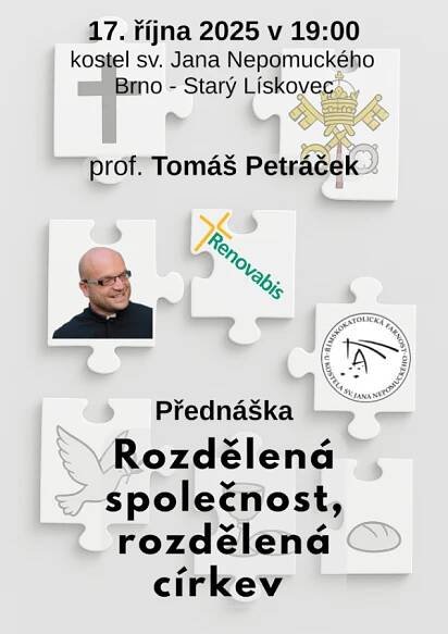 Přednáška: Tomáš Petráček – Římskokatolická farnost u kostela sv. Jana Nepomuckého, Brno-Starý Lískovec