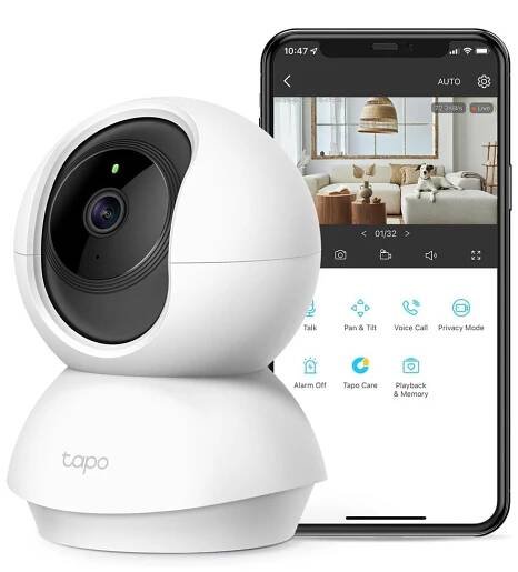 Amazon TP-Link Tapo 2K Pan/Tilt Security Camera