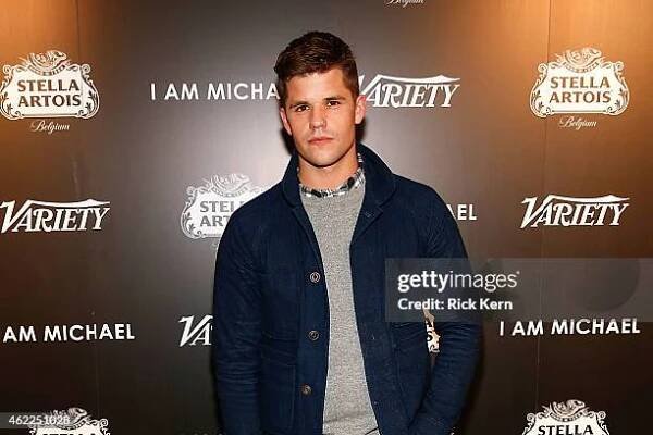 Actor Charlie Carver attends the cast dinner for 'I am Michael' at...