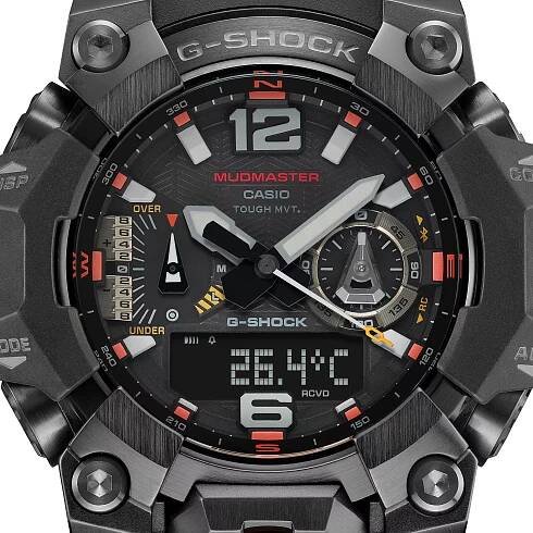 Casio G-Shock Mudmaster Black and Emergency Colours Series GWG-B1000EC-1AER | Hodinky Koscom