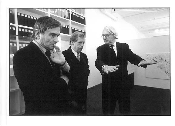 Návště+va ateliéru Richarda Meiera, New York (1990) | © Archiv Miroslava Masáka