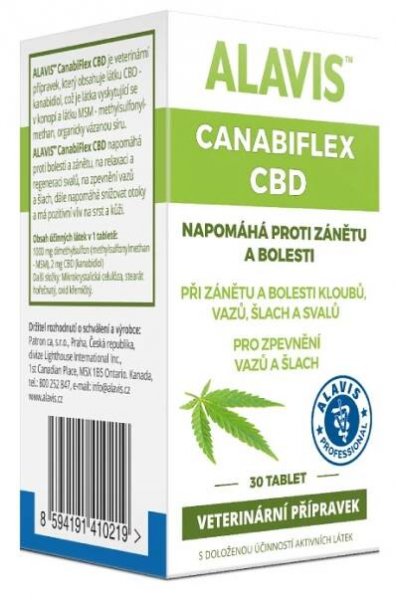 Alavis CanabiFlex CBD 30 tbl.