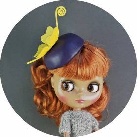 Cocktail Hats for Blythe Dolls VIDEO course in ENGL и по-русски